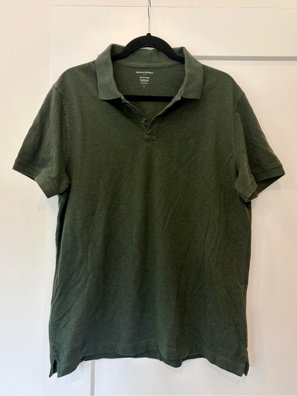 Banana Republic Men’s Dark Green Polo Shirt